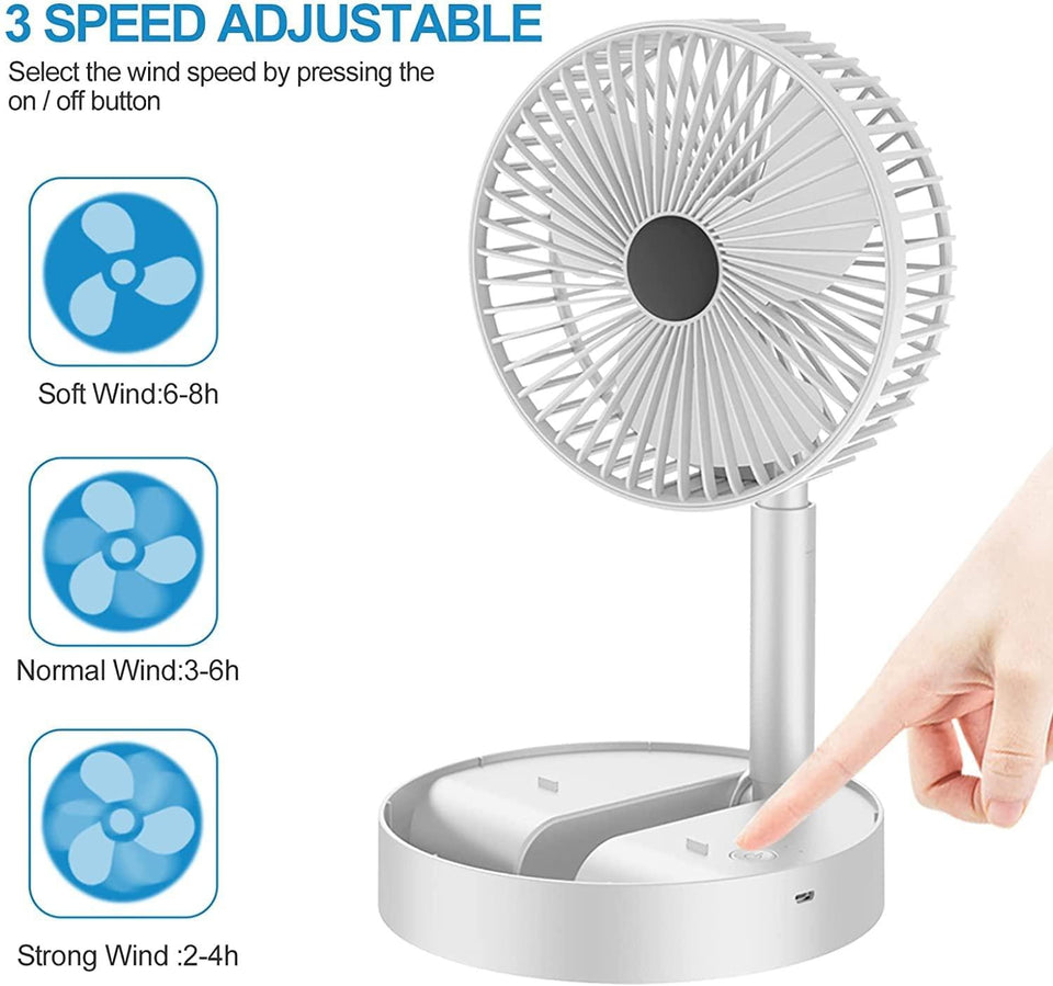 Powerful Rechargeable High Speed Mini Fan